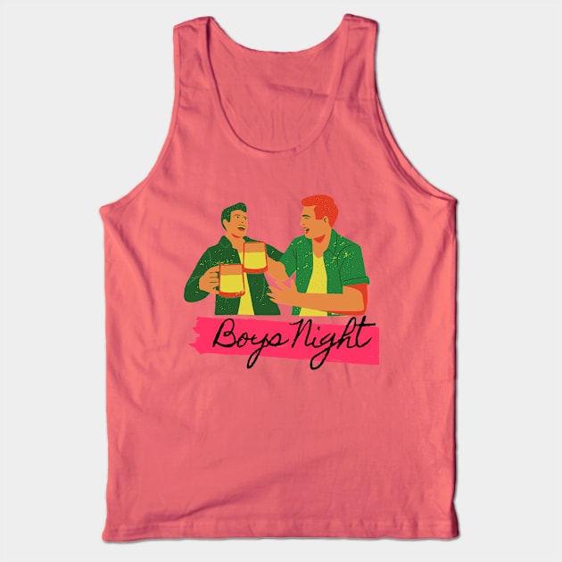 Boys Night Out Beer Together Tank Top by TTWW Studios